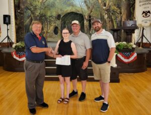 Scholarship winner Emily Seward