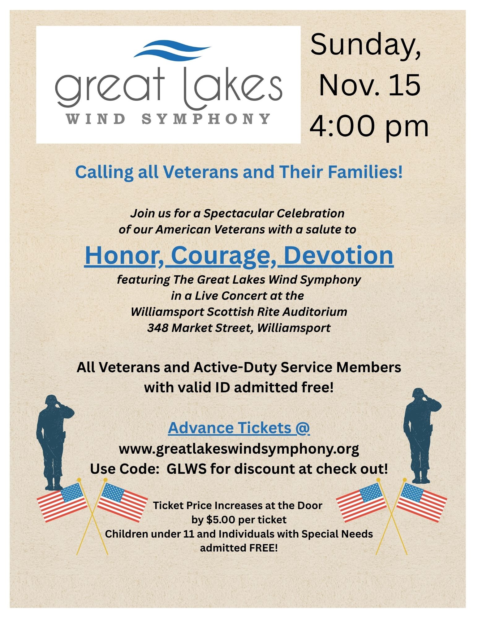 GLWS Honor, Courage, Devotion concert