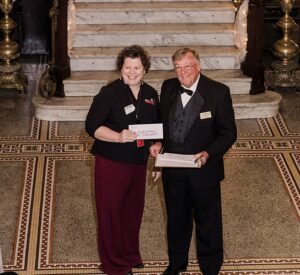 Presenting a donation to the NorthCentral PA Food Bank