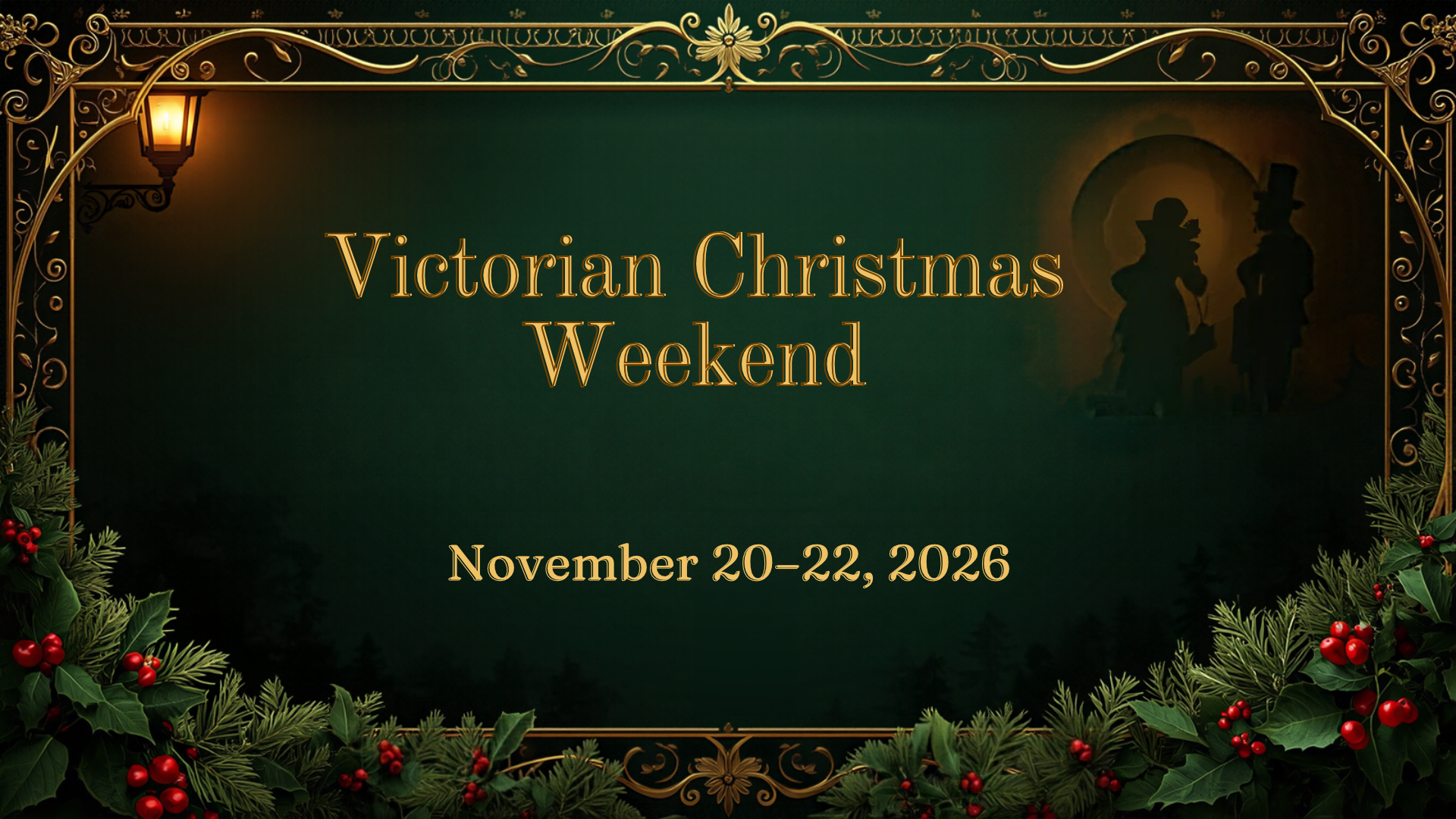 Victorian Christmas Weekend, November 20–22, 2026, at the Williamsport Scottish Rite.