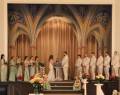 wedding party in Cathedral
