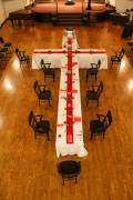 Cathedral cross table